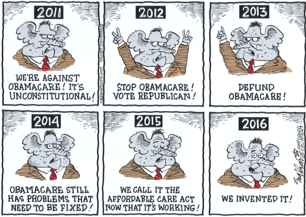  OBAMACARE PREDICTION by Bob Englehart