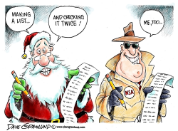 SANTA AND NSA by Dave Granlund