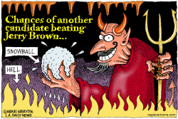 LOCAL-CA RUNNING AGAINST JERRY BROWN by Wolverton