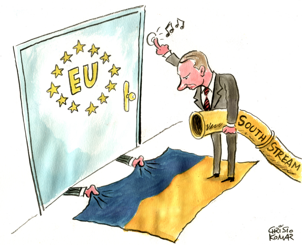  PUTIN AT THE EU DOOR by Christo Komarnitski