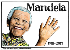 NELSON MANDELA TRIBUTE by Dave Granlund