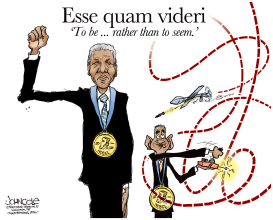 MANDELA AND OBAMA by John Cole