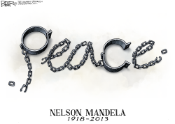 NELSON MANDELA by Nate Beeler