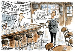 OBAMACARE HAPPY HOUR by Jeff Koterba