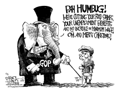 GOP GETS ITS SCROOGE ON by John Darkow