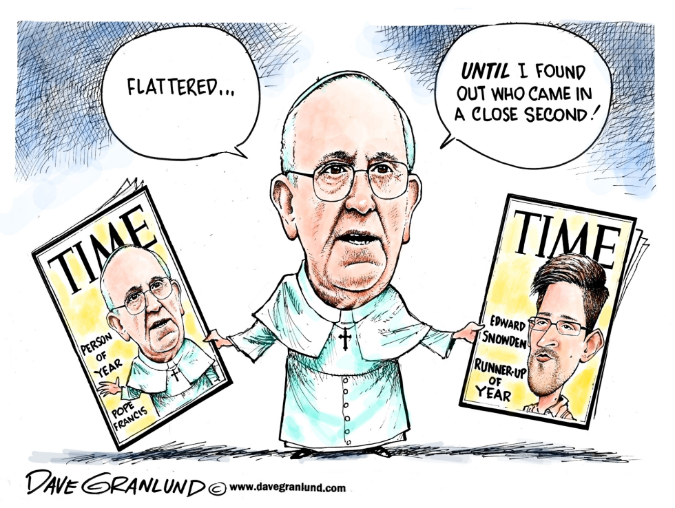  TIME PERSON OF YEAR 2013 by Dave Granlund