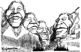 MT MANDELA by Milt Priggee