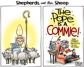 POPE AND LIMBAUGH by John Cole