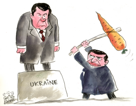 YANUKOVYCH VS BARROSO by Christo Komarnitski