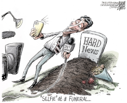 SELFIE SCANDAL by Adam Zyglis