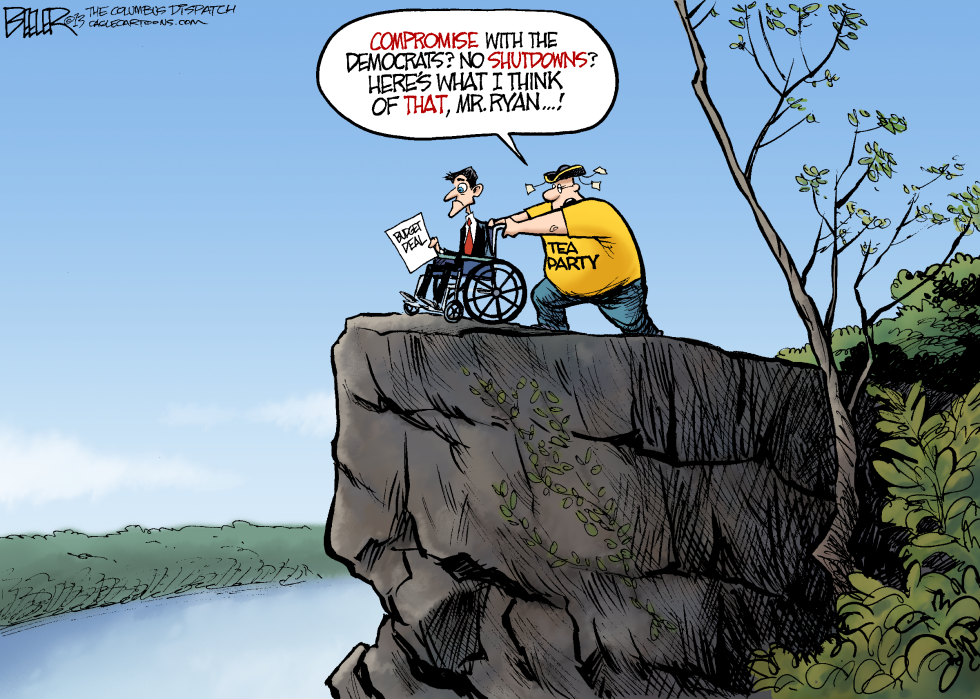  PAUL RYAN CLIFF by Nate Beeler