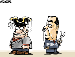 TEA-LESS BOEHNER  by Steve Sack