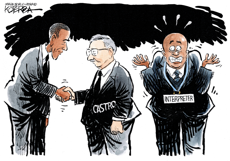  FAKE INTERPRETER by Jeff Koterba