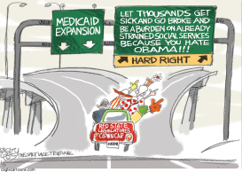 MEDICAID EXPANSION by Pat Bagley