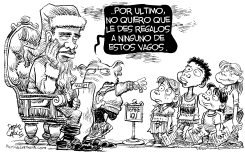 SANTA OBAMA Y LOS VAGOS by Daryl Cagle