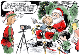 SANTA SELFIES by Jeff Koterba