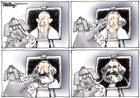 POPE FRANCIS MARX   by Bill Day