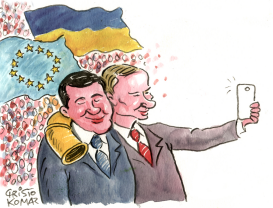 PUTIN&YANUKOVYCH SELFIE by Christo Komarnitski