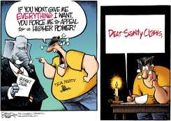 TEA PARTY WISHLIST by Nate Beeler