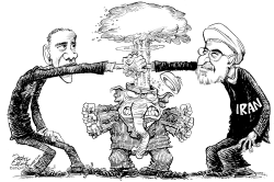 OBAMA, IRAN AND REPUBLICANS by Daryl Cagle