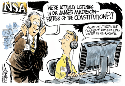 NSA LISTENERS by Jeff Koterba