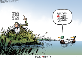 DUCK NASTY by Nate Beeler