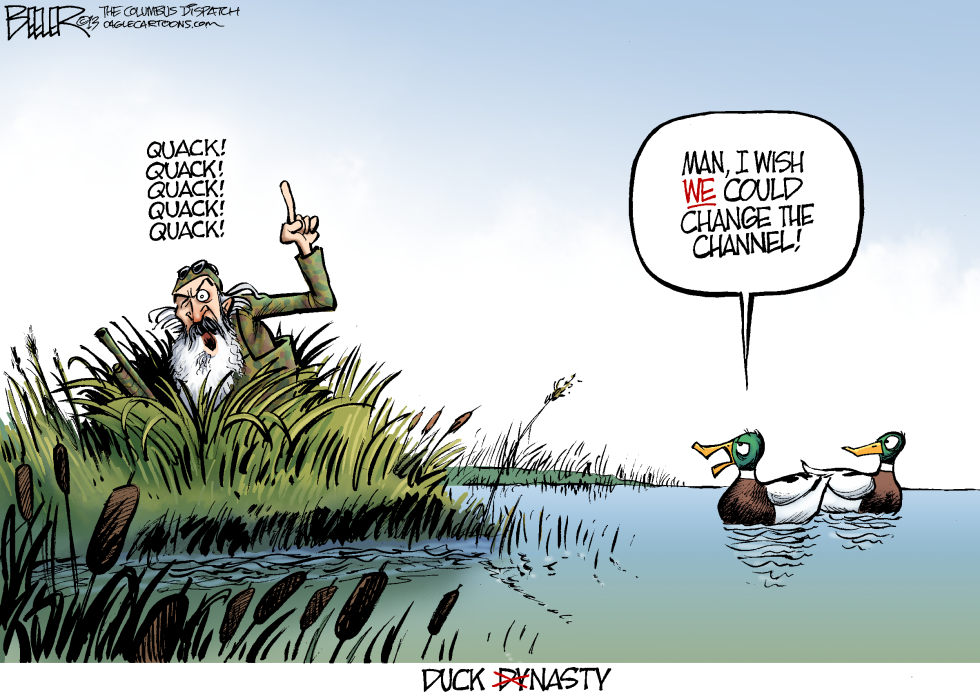  DUCK NASTY by Nate Beeler