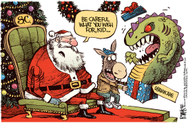 OBAMACARE CHRISTMAS by Rick McKee