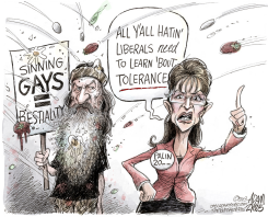 DUCK DYNASTY by Adam Zyglis