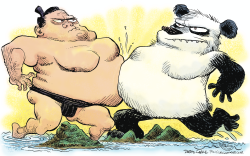 CHINA-JAPON EN DISPUTA POR ISLAS  by Daryl Cagle