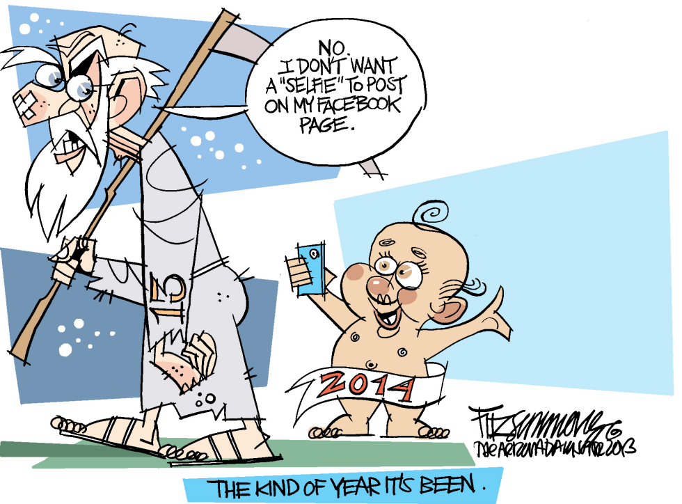  SO LONG 2013 by David Fitzsimmons