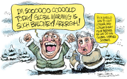 COLD WEATHER SCREAM by Daryl Cagle