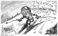 PUTIN - DOWNHILL TO SOCHI by Taylor Jones