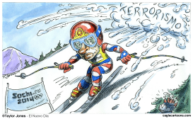 PUTIN - ESQUí ALPINO A SOCHI  by Taylor Jones