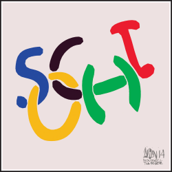 SOCHI WINTER OLYMPICS by Aislin