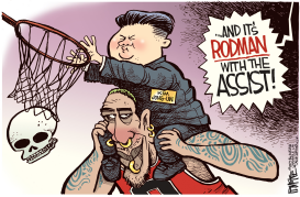 RODMAN ASSIST by Rick McKee