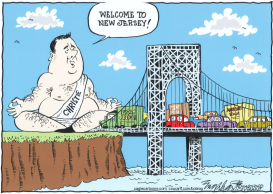 CHRIS CHRISTIE by Bob Englehart