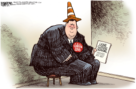 CHRISTIE DUNCE by Rick McKee