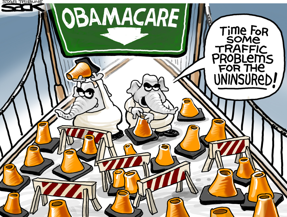  REPUBLICAN CONES by Steve Sack