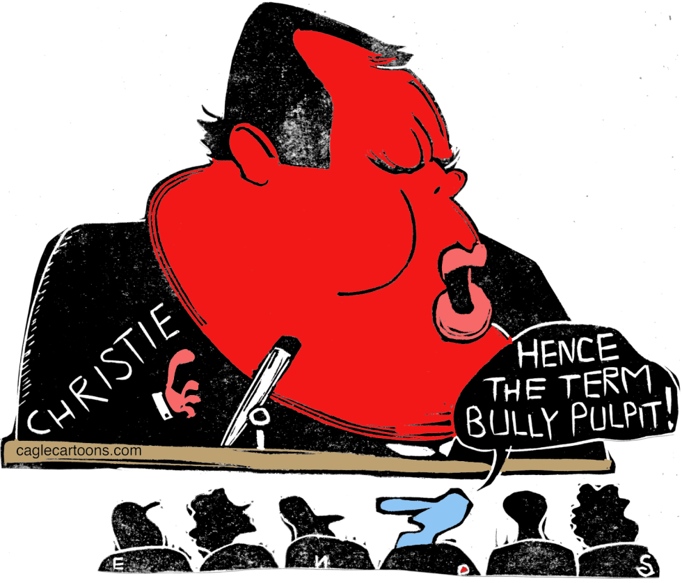  CHRISTIE BULLY PULPIT by Randall Enos