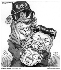 DENNIS RODMAN AND KIM JONG-UN by Taylor Jones