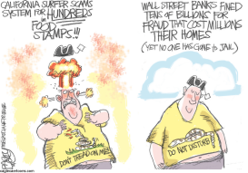 WELFARE CHEATS by Pat Bagley