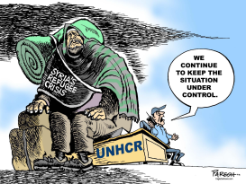 SYRIAN REFUGEE by Paresh Nath