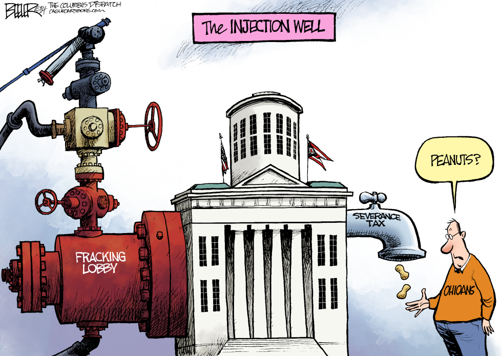  LOCAL OH - FRACKING TAX by Nate Beeler