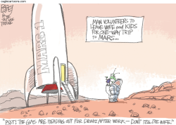 MISSION TO MARS -  by Pat Bagley