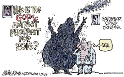 GOP FRONTRUNNER by Mike Keefe