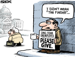 UNAIDED UNEMPLOYED by Steve Sack