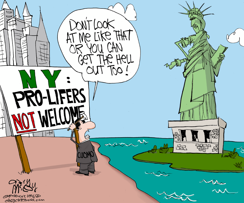  CUOMO WANTS PRO-LIFERS OUT by Gary McCoy