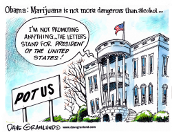 OBAMA AND MARIJUANA by Dave Granlund