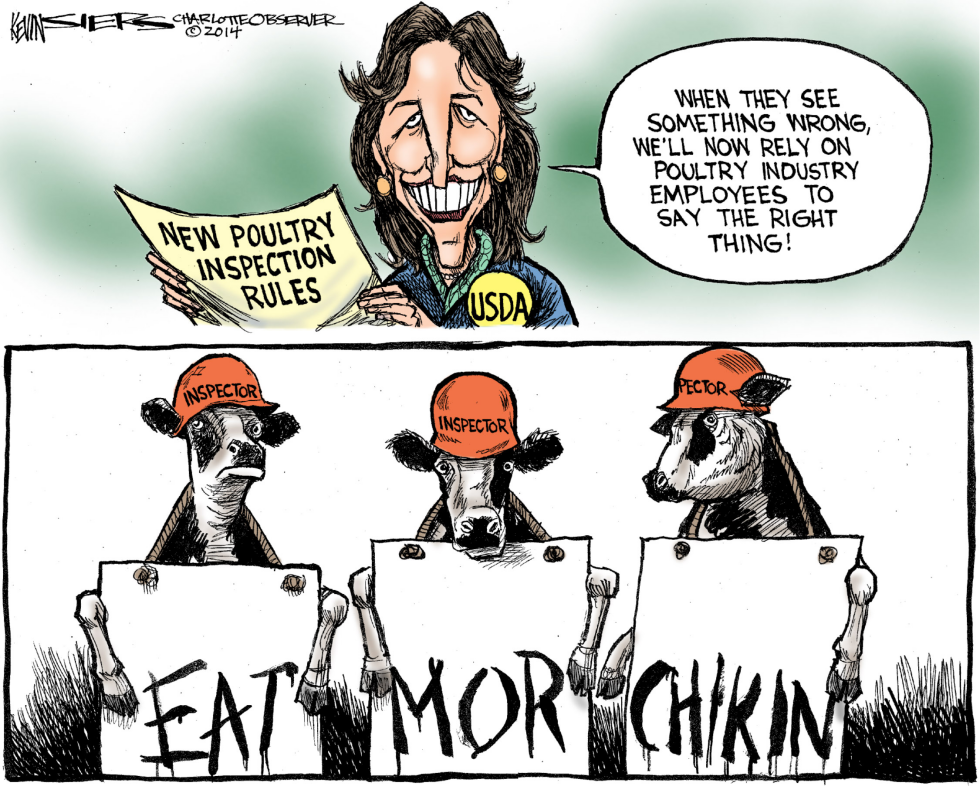  EAT MOR CHIKIN by Kevin Siers